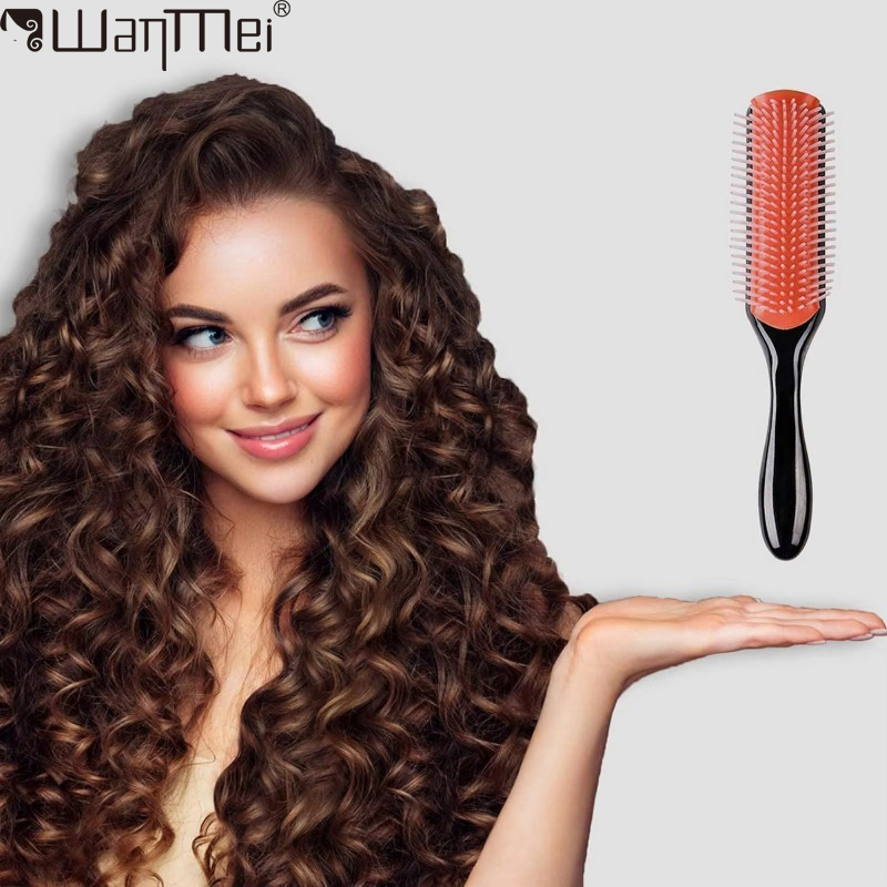 Men'S Grooming Brush - WANMEI จัดแต่งทรงผมแปรงผมหยิกสําหรับผมหยิกหนาธรรมชาติ Travel Detangling แปรงหวีสําหรับผู้หญิงผู้ชายกําหนดหยิกผม