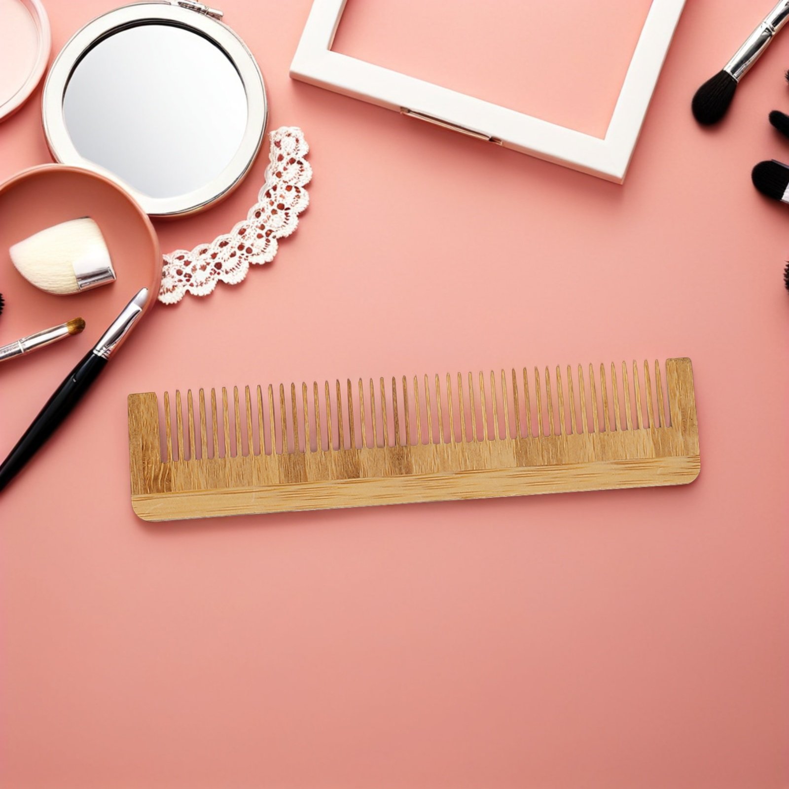 Men'S Grooming Brush - แปรงหวีหนวด 12 ชิ้น สำหรับผู้ชาย หวีดูแลทรงผม หวีไม้ไผ่