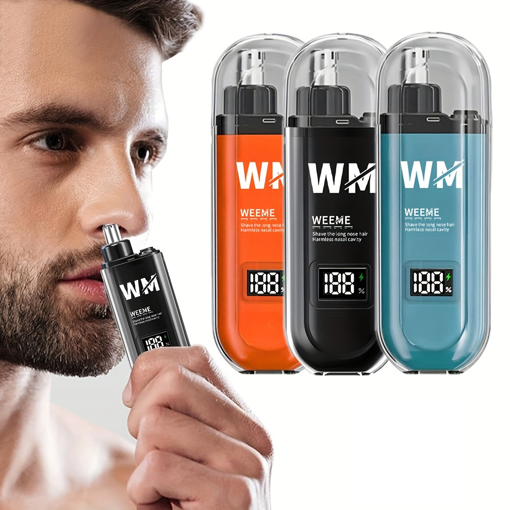 Grooming Men'S Hair - เครื่องตัดขนจมูกแบบพกพาขนาดเล็ก, เครื่องกำจัดขนจมูก 1 ชิ้น, เครื่องโกนขนจมูก, อุปกรณ์ดูแลส่วนบุคคลสำหรับผู้ชายและผู้หญิง