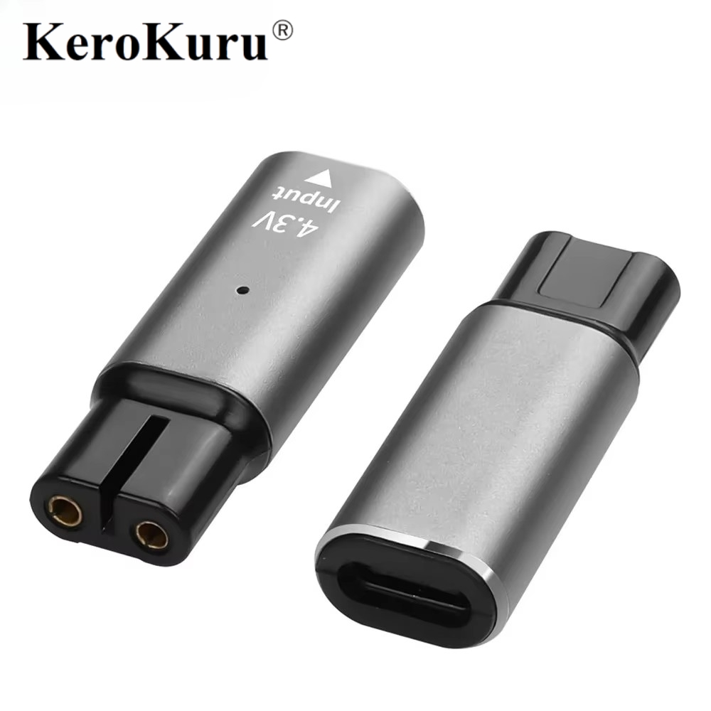 Men'S Grooming Shaver - อะแดปเตอร์แปลงไฟสำหรับเครื่องโกนหนวด Kerokuru 4.3V Type-C ใช้ได้กับเครื่องโกนหนวด Philips