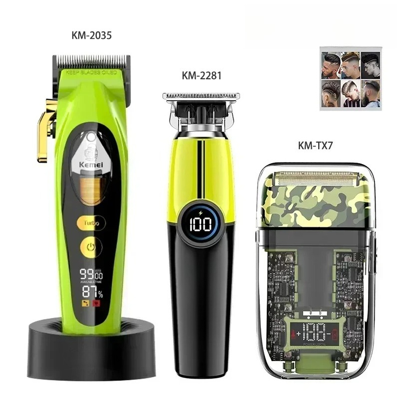 Hair Clipper Professional - เครื่องตัดผม Kemei รุ่น KM-2035 KM-2281 KM-TX7