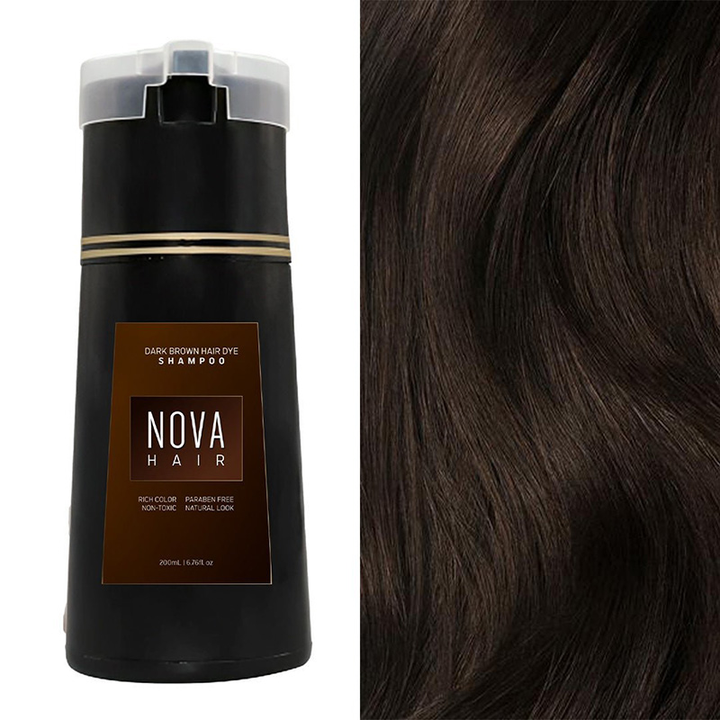 Men'S Grooming Oil - แชมพูเปลี่ยนสีผมโนวา แชมพูย้อมผมทันที 3-in-1 สำหรับผู้ชายและผู้หญิง ช่วยให้ผมดูหนานุ่ม ควบคุมความมัน