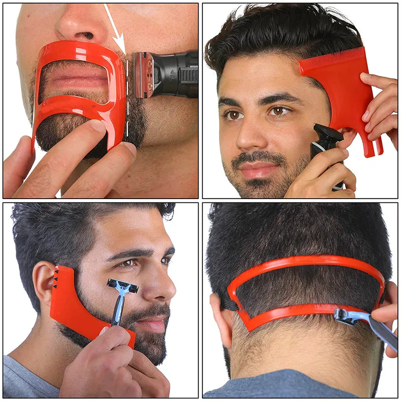 2/4Pcs Men's Beard CombsผมTrim - Men'S Grooming Brush บทวิจารณ์และราคา