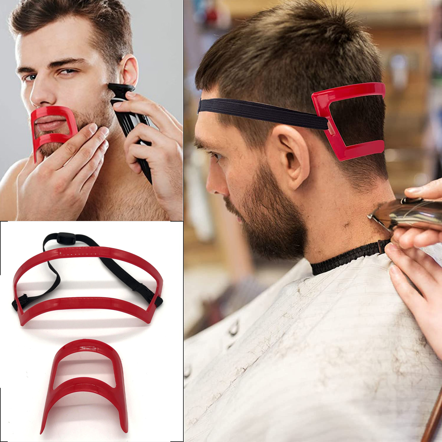 2/4Pcs Men's Beard CombsผมTrim - Men'S Grooming Brush บทวิจารณ์และราคา