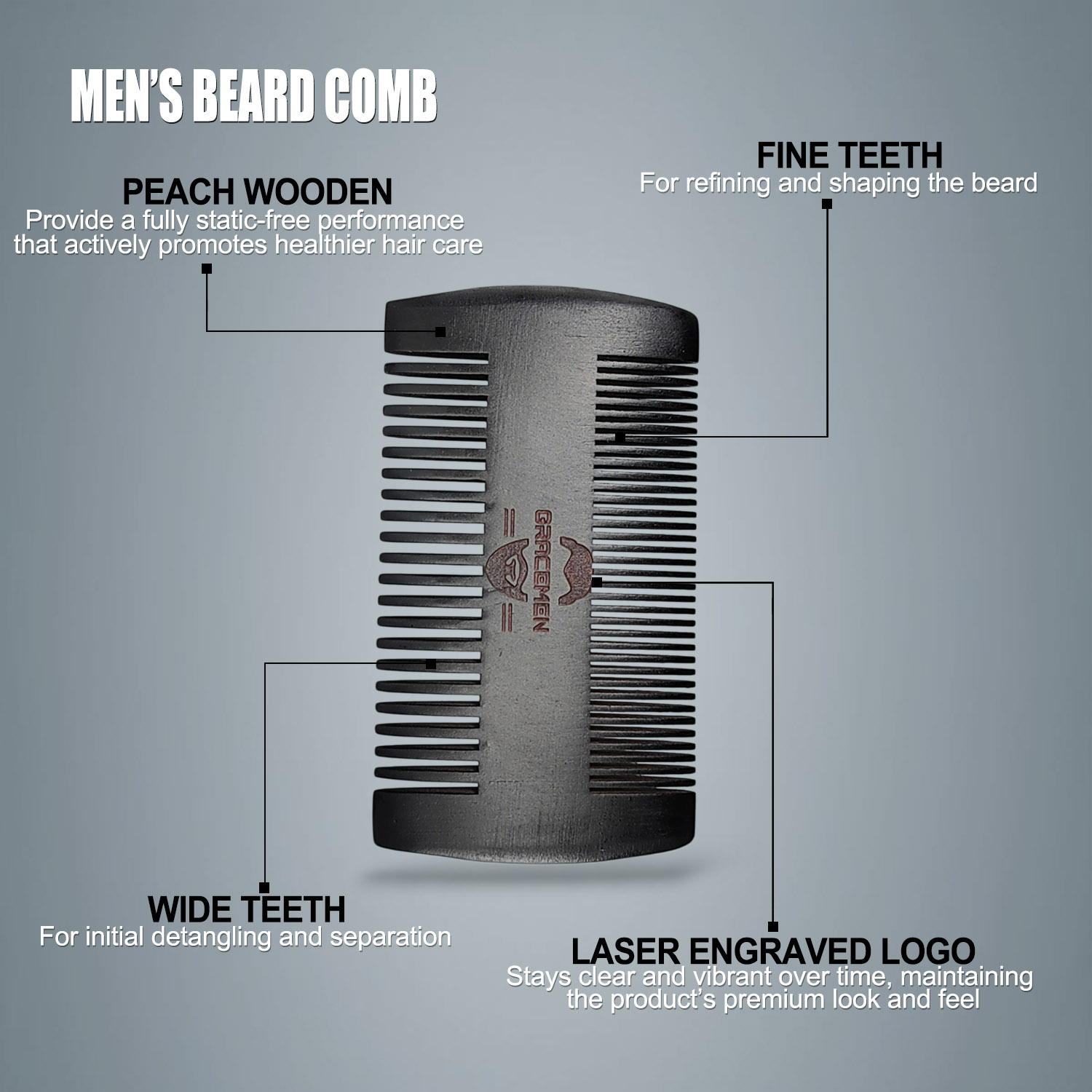 ชุดเครื่องมือดูแลหนวดเครา Grac - Mens Grooming Travel Kit บทวิจารณ์และราคา