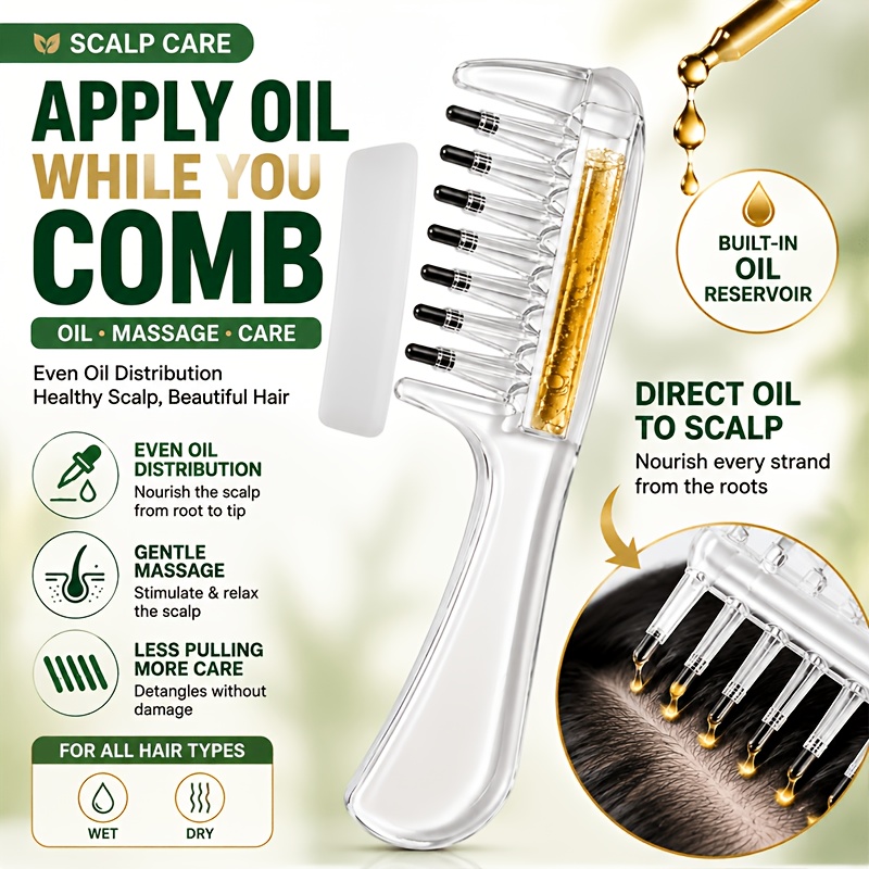 หวีสำหรับทาเซรั่มบำรุงหนังศีรษ - Men'S Grooming Oil บทวิจารณ์และราคา