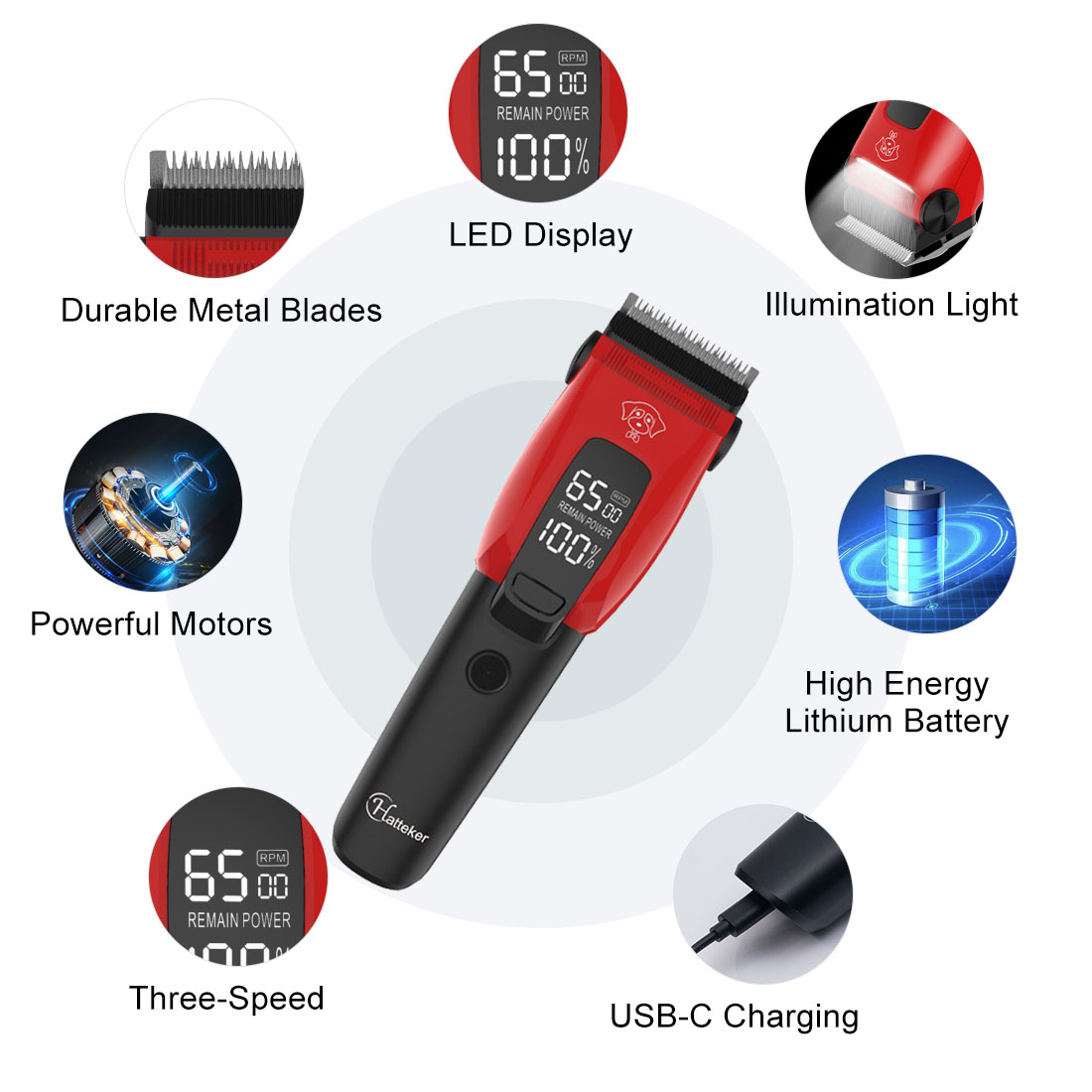 เครื่องตัดขนสัตว์เลี้ยงไฟฟ้า H - Hair Clipper Professional บทวิจารณ์และราคา