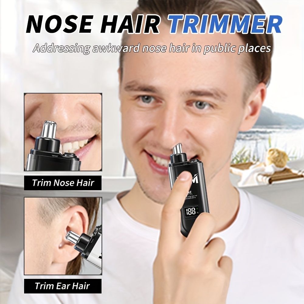 เครื่องตัดขนจมูกแบบพกพาขนาดเล็ - Grooming Men'S Hair บทวิจารณ์และราคา