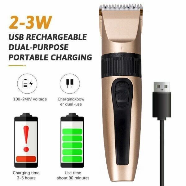 ชุดเครื่องตัดผมไร้สายแบบมืออาช - Hair Clipper Professional บทวิจารณ์และราคา