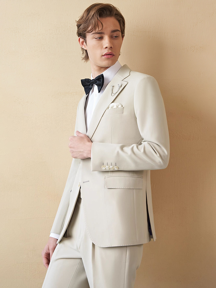 MENS ชุดหรูหรา Beige สีกากี Bl - Young Men'S Grooming บทวิจารณ์และราคา