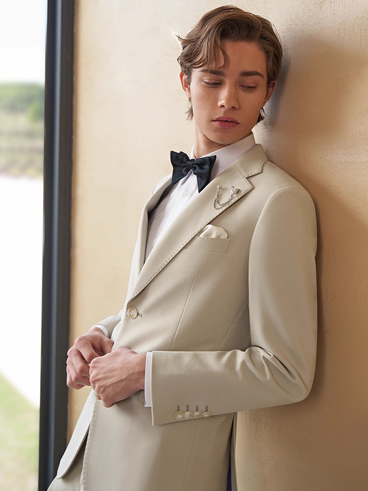 MENS ชุดหรูหรา Beige สีกากี Bl - Young Men'S Grooming บทวิจารณ์และราคา