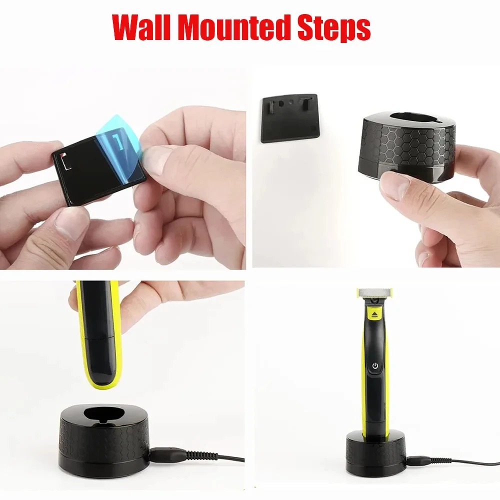 ใหม่ติดผนังฐานชาร์จที่วางเครื่ - Men'S Grooming Shaver บทวิจารณ์และราคา