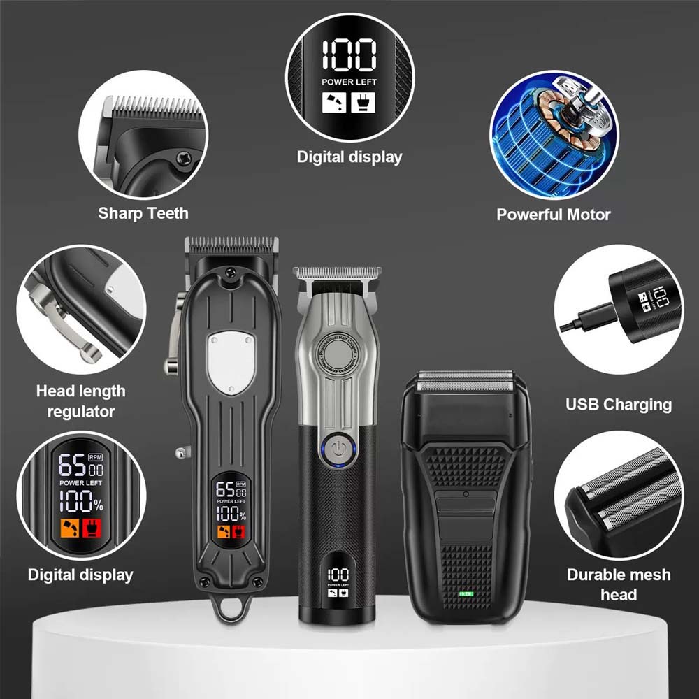 ชุดเครื่องตัดผมสำหรับช่างตัดผม - Men'S Grooming Brush บทวิจารณ์และราคา