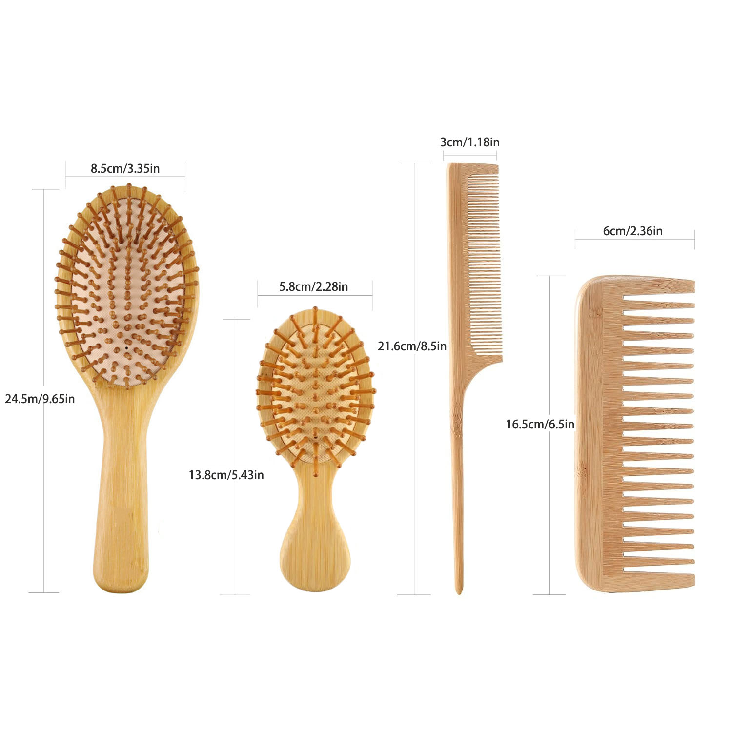 ชุดหวีแปรงผมไม้ไผ่สำหรับผู้หญิ - Men'S Grooming Brush บทวิจารณ์และราคา